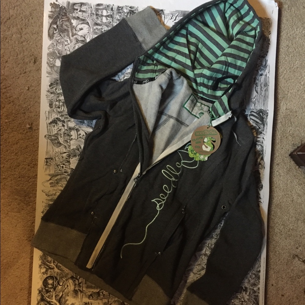 Seedless zip up hoodie